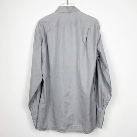 John W. Nordstrom Gray Button Down Dress Shirt - Picture 4 of 8